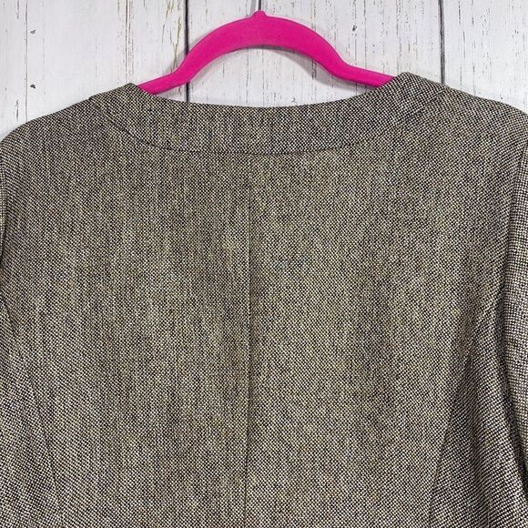 Coldwater Creek Metallic Tweed Embellished Jacket Classic Chic Office Timeless - Picture 13 of 16